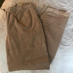 NWT John’s Bay Suede Straight Leg Pants